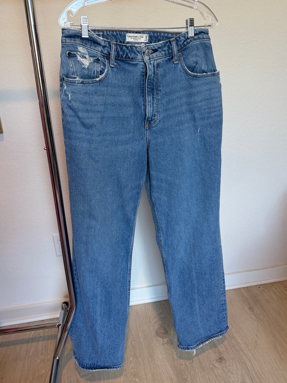 Abercrombie Curve Love Denim Jeans Straight Leg